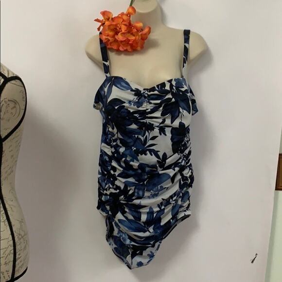 GREAT LENGTHS BLUE SWIMSUIT‎ SIZE 20 - Picture 1 of 6